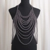 European and American best-selling pearl body chains, banquet gowns, fashionable sweater chains, sexy handcrafted beaded necklaces, halter accessories Application Scenario